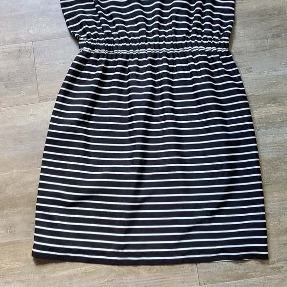 Ann Taylor LOFT Striped Elastic Waist Tank Dress - Picture 4 of 8